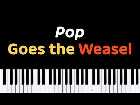 Easy Piano Sheet Music for Beginners | Pop Goes the Weasel PDF