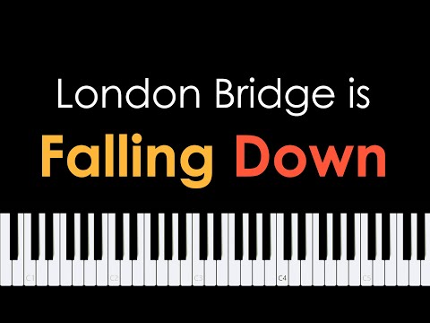 Easy Piano Sheet Music for Beginners | London Bridge is Falling Down PDF