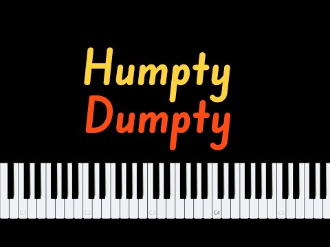 Easy Piano Sheet Music for Beginners | Humpty Dumpty PDF