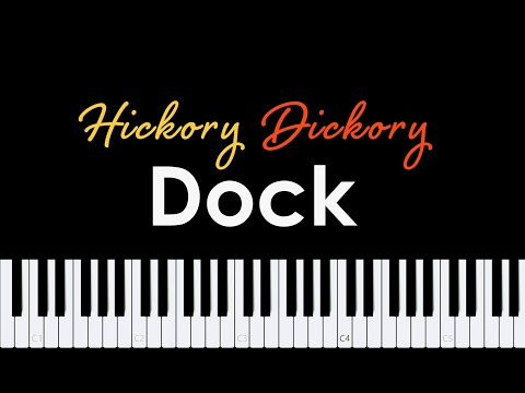 Easy Piano Sheet Music for Beginners | Hickory Dickory Dock PDF