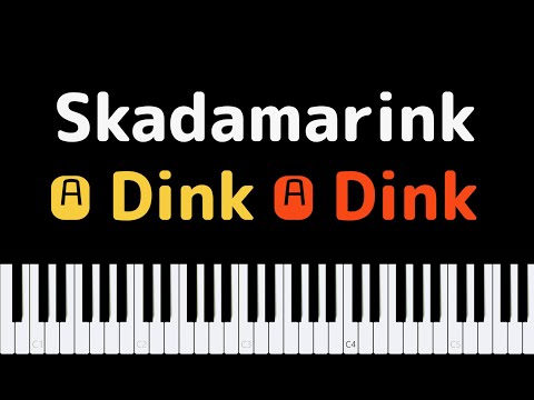 Easy Piano Sheet Music for Beginners | Skidamarink A Dink A Dink PDF
