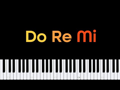 Easy Piano Sheet Music for Beginners | Do Re Mi PDF