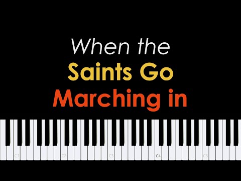 Easy Piano Sheet Music for Beginners | When the Saints Go Marching in PDF