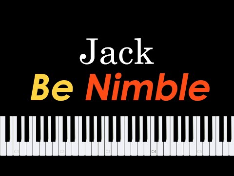 Easy Piano Sheet Music for Beginners | Jack Be Nimble PDF