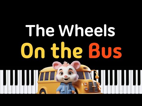 Easy Piano Sheet Music for Beginners | The Wheels on the Bus PDF