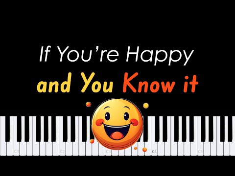 Easy Piano Sheet Music for Beginners | If You're Happy and You Know It PDF