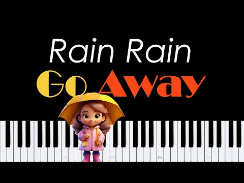 Easy Piano Sheet Music for Beginners | Rain Rain Go Away PDF