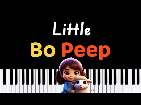 Easy Piano Sheet Music for Beginners | Little Bo Peep PDF